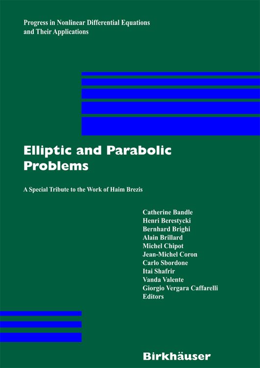 Produktbild: Elliptic and Parabolic Problems