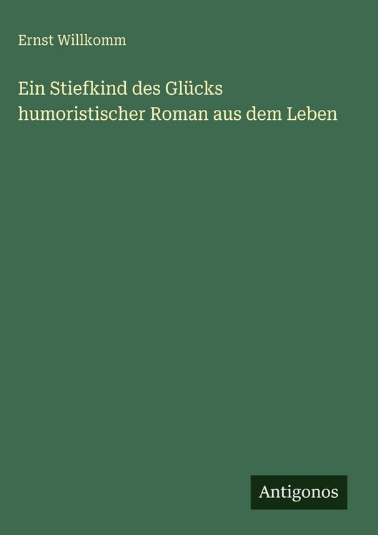 Produktbild: Ein Stiefkind des Gl&uuml;cks humoristischer Roman aus dem Leben