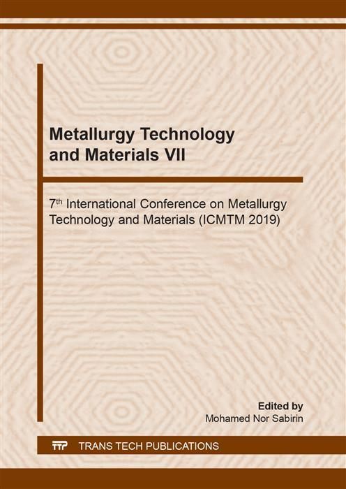 Produktbild: Metallurgy Technology and Materials VII