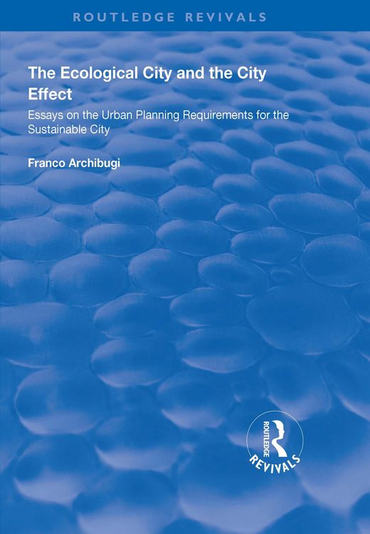 Produktbild: The Ecological City and the City Effect