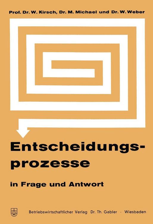 Produktbild: Entscheidungsprozesse in Frage und Antwort