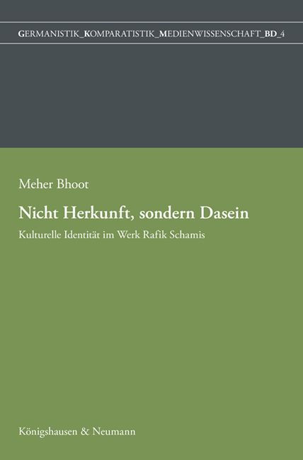 Produktbild: Nicht Herkunft, sondern Dasein
