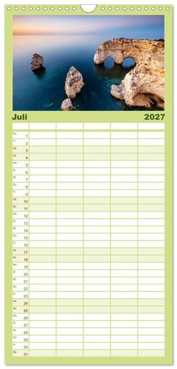 Produktbild: Familienplaner 2027 - Magische Natur - Unsere sch&ouml;ne Welt mit 5 Spalten (Wandkalender, 21 x 45 cm) CALVENDO