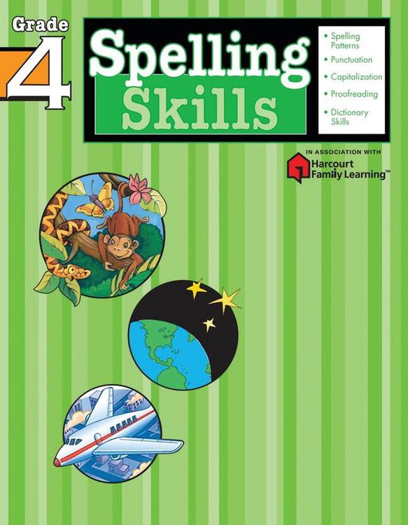 Produktbild: Spelling Skills: Grade 4 (Flash Kids Harcourt Family Learning)