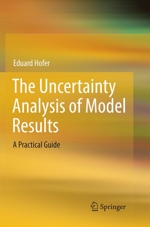 Produktbild: The Uncertainty Analysis of Model Results
