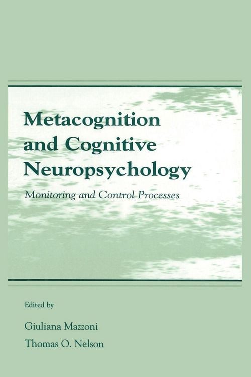 Produktbild: Metacognition and Cognitive Neuropsychology