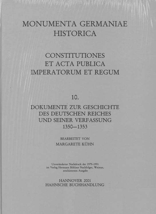 Produktbild: Constitutiones et acta publica imperatorum et regum (1350-1353)