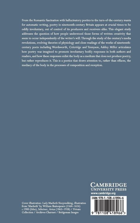 Produktbild: Poetry, Media, and the Material Body