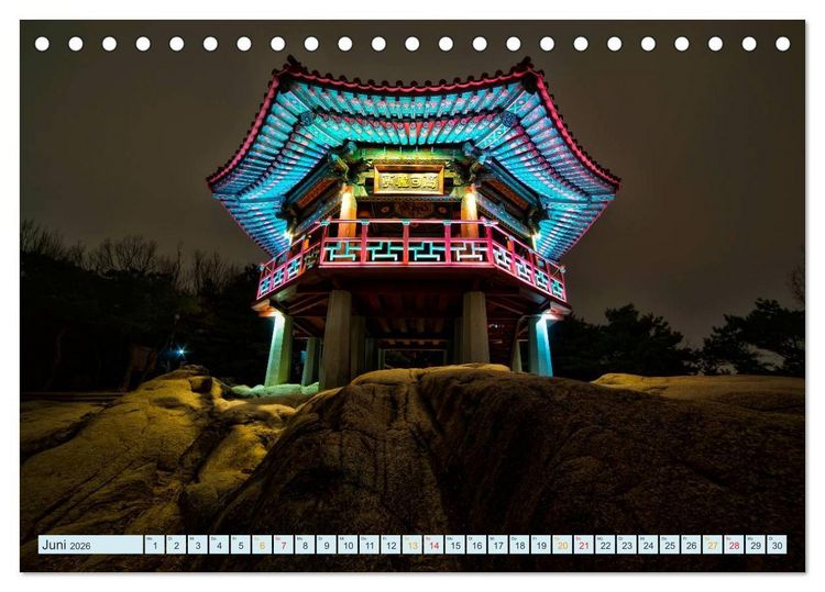 Produktbild: S&uuml;dkorea - Hightech und viel Tradition (Tischkalender 2026 DIN A5 quer), CALVENDO Monatskalender