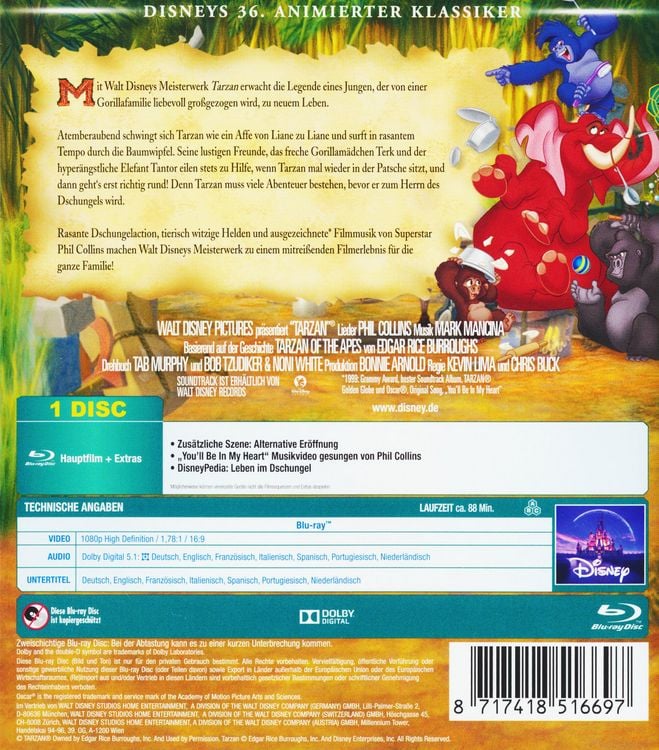 Produktbild: Tarzan - Disney Classics 36