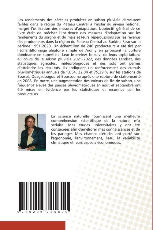 Produktbild: Les rendements du sorgho et du ma&iuml;s au Burkina Faso