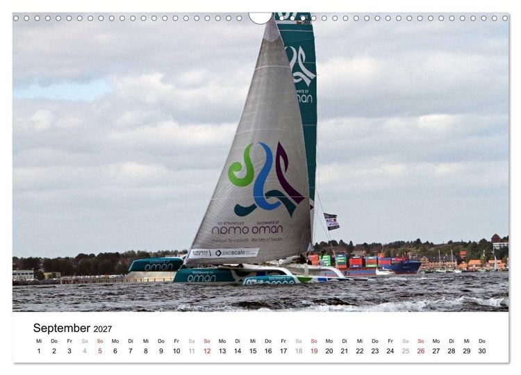 Produktbild: Gigantische Segel-Trimarane (Wandkalender 2027 DIN A3 quer), CALVENDO Monatskalender