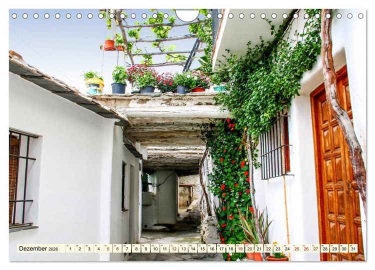 Produktbild: Idyllisches Andalusien (Wandkalender 2026 DIN A4 quer), CALVENDO Monatskalender