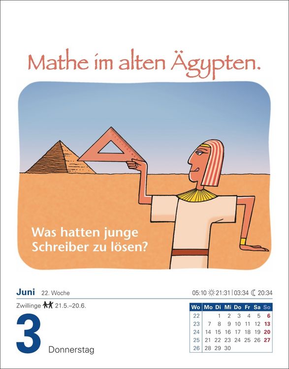 Produktbild: Was so nicht im Lexikon steht Tagesabrei&szlig;kalender 2027 - Kuriosit&auml;ten, Hist&ouml;rchen und merkw&uuml;rdige Geschichten