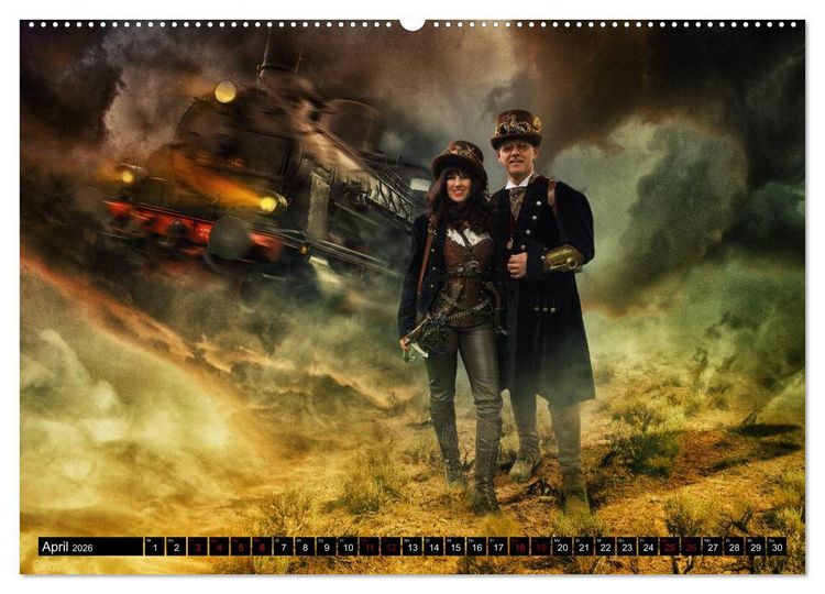 Produktbild: Steampunks (hochwertiger Premium Wandkalender 2026 DIN A2 quer), Kunstdruck in Hochglanz