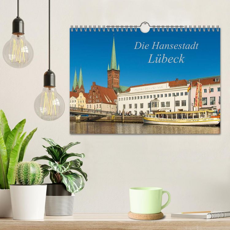 Produktbild: Die Hansestadt L&uuml;beck (Wandkalender 2026 DIN A4 quer), CALVENDO Monatskalender