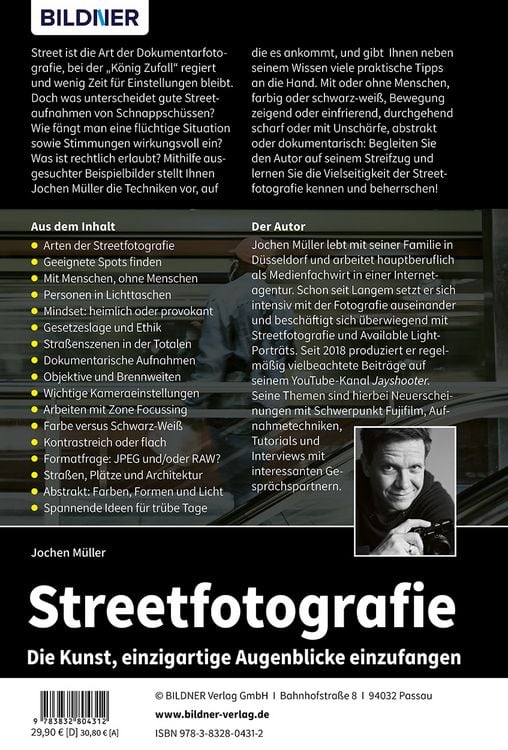 Produktbild: Streetfotografie - Die Kunst, einzigartige Augenblicke einzufangen