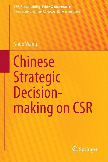 Produktbild: Chinese Strategic Decision-making on CSR