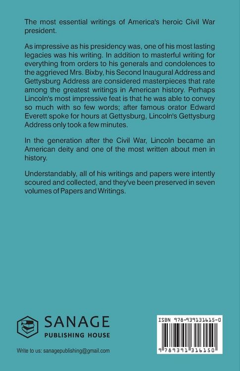 Produktbild: Speeches & Letters of Abraham Lincoln, 1832-1865