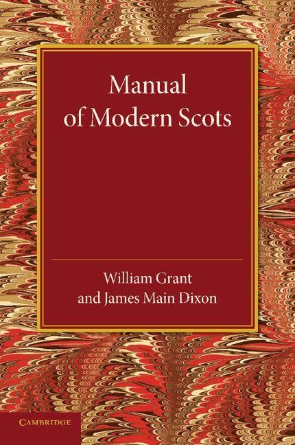 Produktbild: Manual of Modern Scots