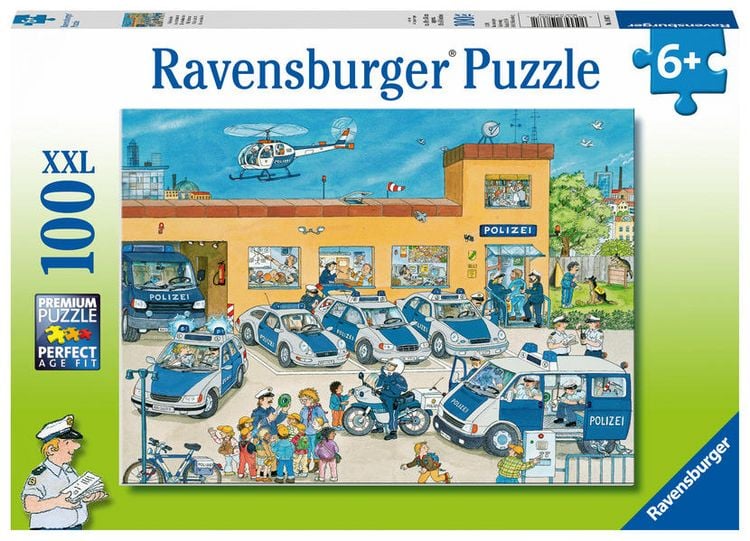 Produktbild: Kinderpuzzle 100 XXL Teile - Polizeirevier