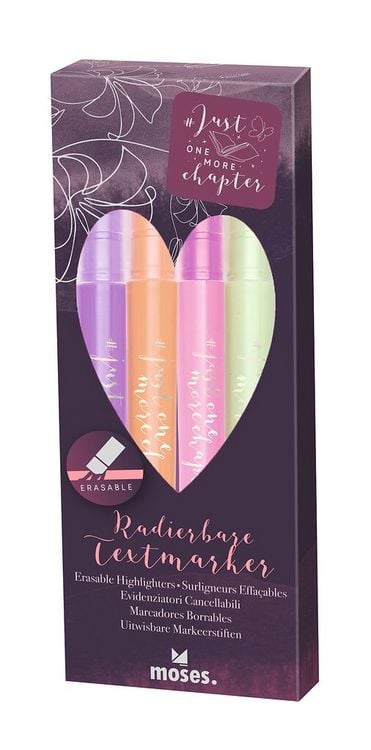 Produktbild: Just One More Chapter Radierbare Highlighter 4er Set
