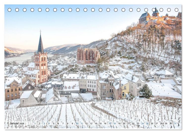Produktbild: Romantisches Rheintal (Tischkalender 2026 DIN A5 quer), CALVENDO Monatskalender