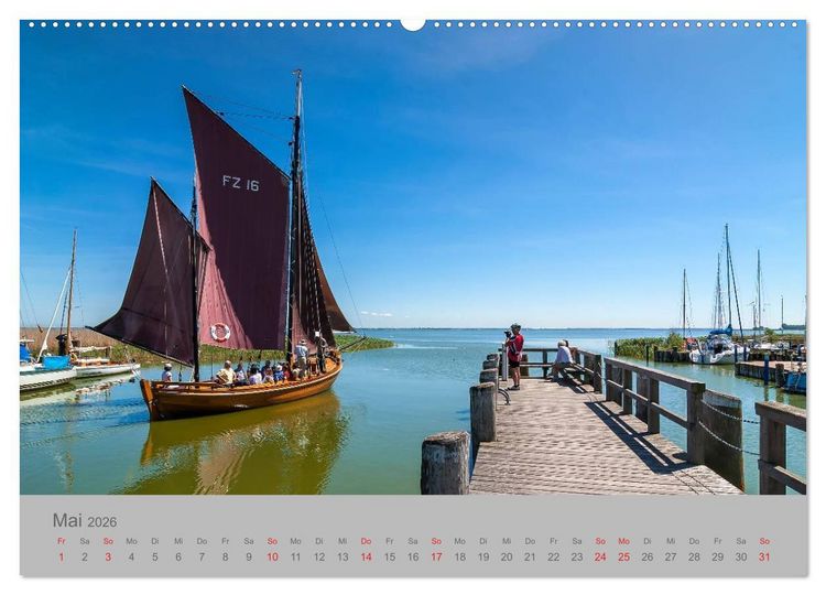 Produktbild: Ostsee, Fischland-Dar&szlig; (Wandkalender 2026 DIN A2 quer), CALVENDO Monatskalender