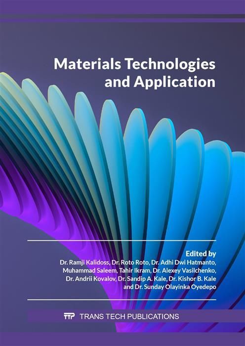Produktbild: Materials Technologies and Application