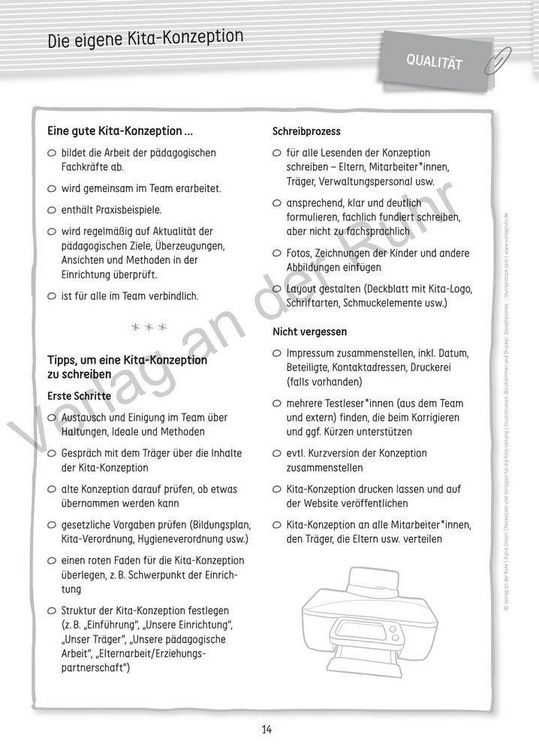 Produktbild: Checklisten und Vorlagen f&uuml;r die Kita-Leitung
