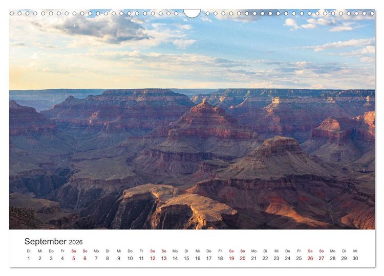 Produktbild: Arizona - Grand Canyon State (Wandkalender 2026 DIN A3 quer), CALVENDO Monatskalender