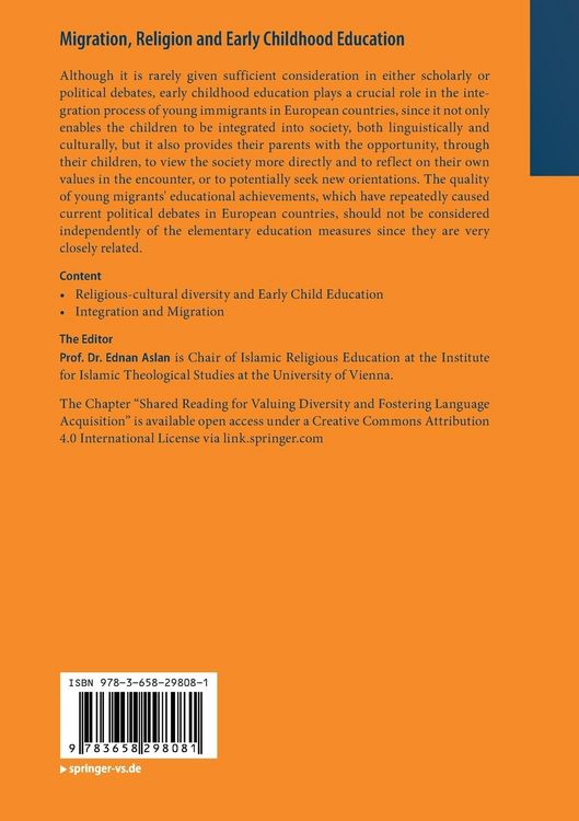 Produktbild: Migration, Religion and Early Childhood Education