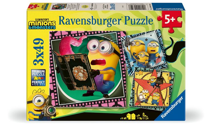 Produktbild: Kinderpuzzle 3x49 Teile - Minions 3