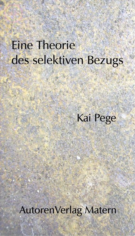 Produktbild: Eine Theorie des selektiven Bezugs