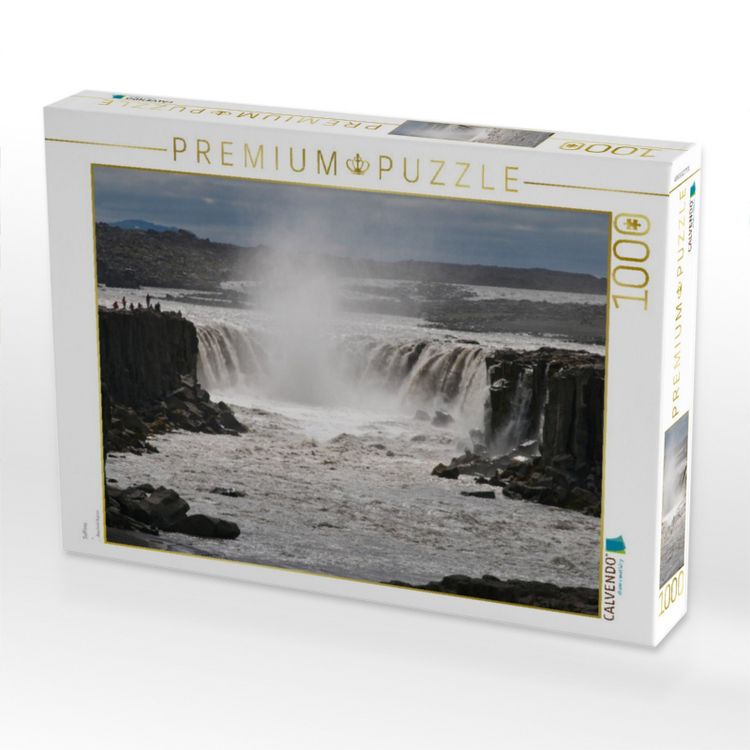 Produktbild: CALVENDO Puzzle Selfoss | 1000 Teile Lege-Gr&ouml;&szlig;e 64x48cm Foto-Puzzle f&uuml;r gl&uuml;ckliche Stunden