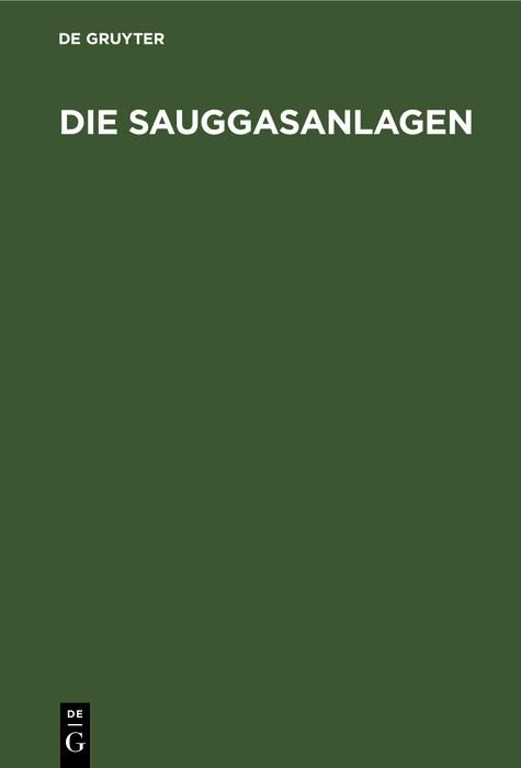 Produktbild: Die Sauggasanlagen