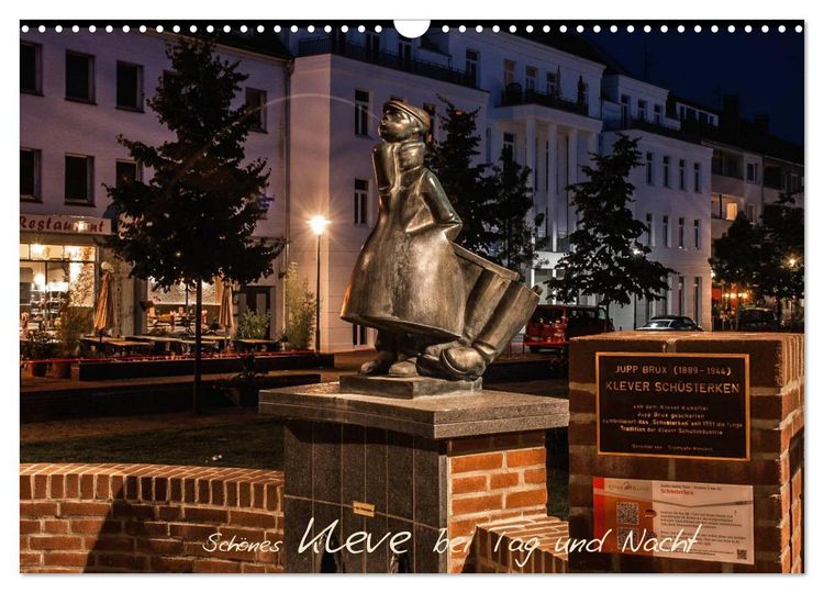 Produktbild: Sch&ouml;nes Kleve bei Tag und Nacht (Wandkalender 2026 DIN A3 quer), CALVENDO Monatskalender