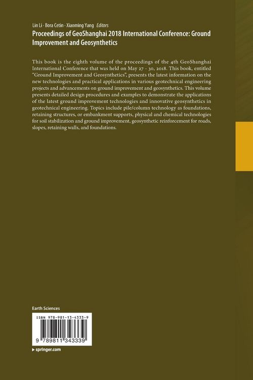 Produktbild: Proceedings of GeoShanghai 2018 International Conference: Ground Improvement and Geosynthetics