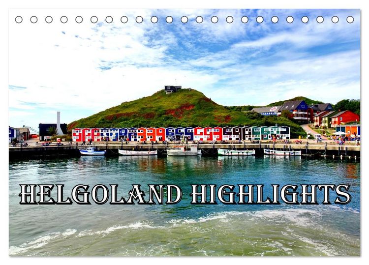 Produktbild: Helgoland Highlights (Tischkalender 2026 DIN A5 quer), CALVENDO Monatskalender