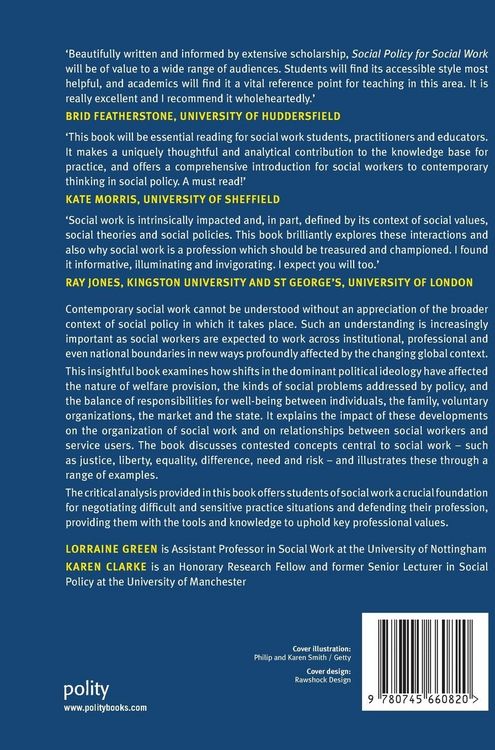 Produktbild: Social Policy for Social Work