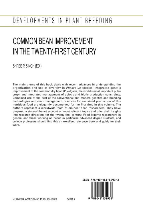 Produktbild: Common Bean Improvement in the Twenty-First Century