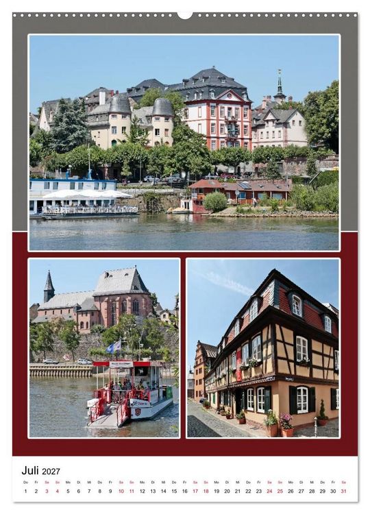 Produktbild: Frankfurt am Main und die sch&ouml;nsten Stadtteilen (Wandkalender 2027 DIN A2 hoch), CALVENDO Monatskalender