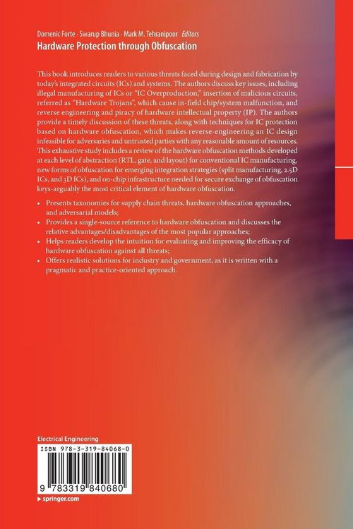 Produktbild: Hardware Protection through Obfuscation