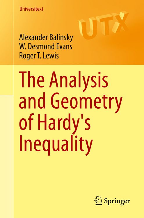 Produktbild: The Analysis and Geometry of Hardy's Inequality