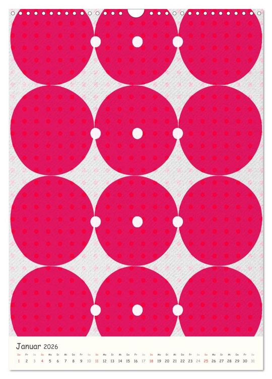 Produktbild: Punkt Punkt Punkt (Wandkalender 2026 DIN A3 hoch), CALVENDO Monatskalender