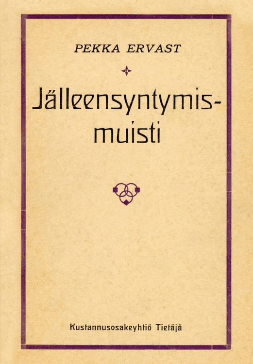 Produktbild: J&auml;lleensyntymismuisti