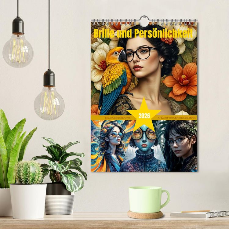 Produktbild: Brille und Pers&ouml;nlichkeit (Wandkalender 2026 DIN A4 hoch), CALVENDO Monatskalender