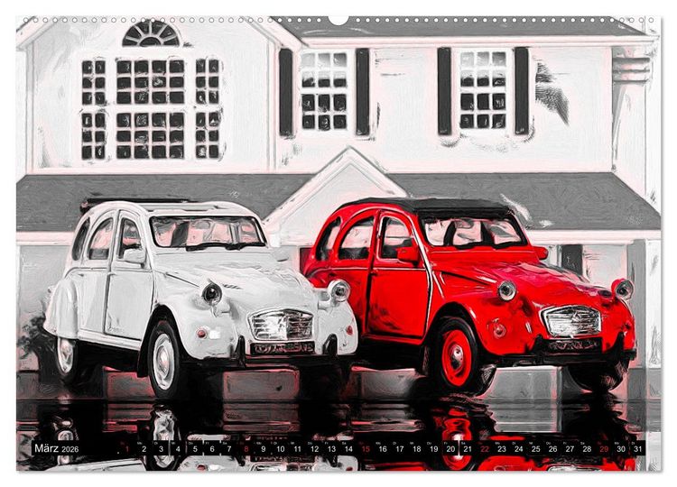 Produktbild: 70 Jahre 2CV (Wandkalender 2026 DIN A2 quer), CALVENDO Monatskalender