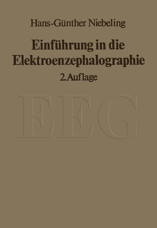 Produktbild: Einf&uuml;hrung in die Elektroenzephalographie