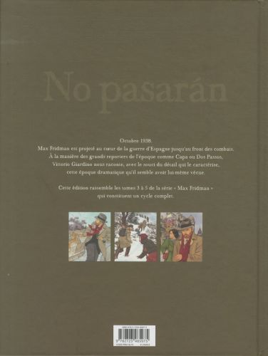 Produktbild: Max Fridman : la guerre d'Espagne : no pasaran: Tomes 3 &agrave; 5